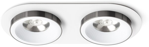 RED - DESIGN RENDL RENDL SHARM LED vestavné světlo, sady bílá černý chrom R14571