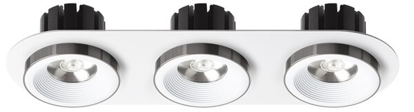RED - DESIGN RENDL RENDL SHARM LED vestavné světlo, sady bílá černý chrom R14575