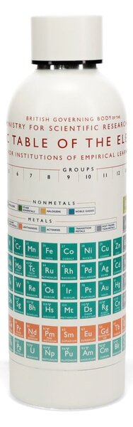 Krémová cestovní nerezová lahev 500 ml Periodic Table – Rex London