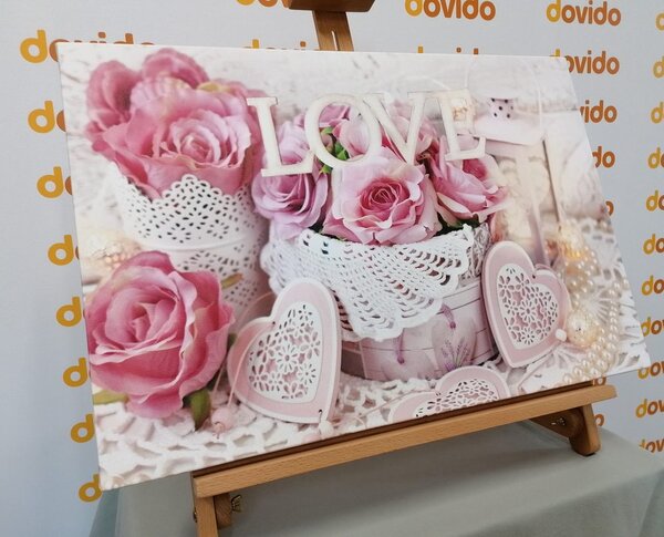 Obraz romantická dekorace ve vintage stylu