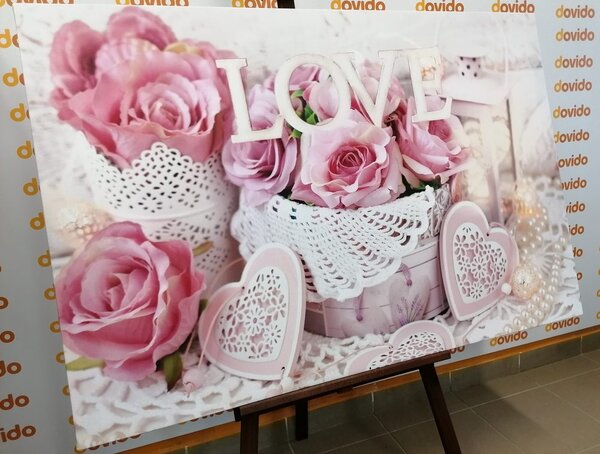 Obraz romantická dekorace ve vintage stylu
