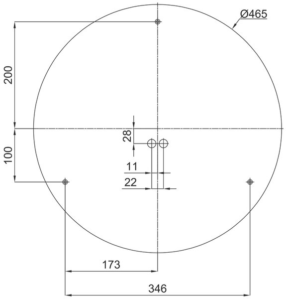 OSMONT DEL69544 DELIA C3 stropní/nástěnné plastové svítidlo IP54 4000 K 33W LED DALI