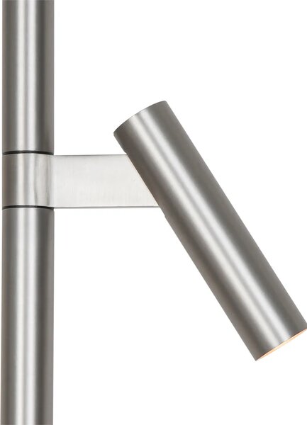 Stojací lampa Nordlux Makoto - chrom, v. 150 cm