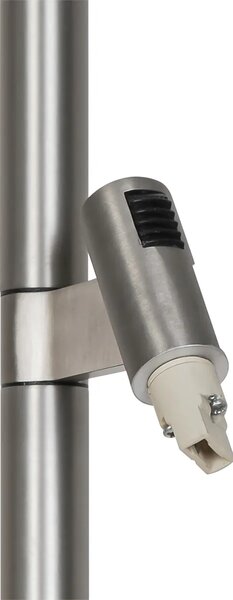 Stojací lampa Nordlux Makoto - chrom, v. 150 cm