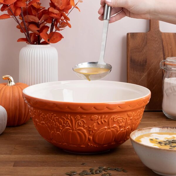 Mísa Mason Cash 29 cm 4 l oranžová In The Pumpkin Patch – keramická mísa s dýněmi na chléb, kynuté těsto, podzimní pečení a servírování 0218.627
