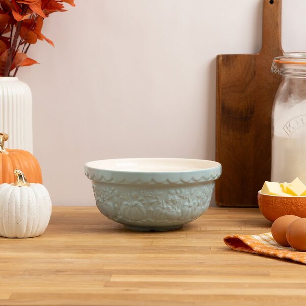 Mísa Mason Cash 21 cm 1,1 l modrá In The Pumpkin Patch – keramická mísa s dýněmi na menší těsta, polevy, dipy a servírování 0218.578