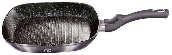 Pánev grilovací s mramorovým povrchem a poklicí 28 cm Carbon PRO Line