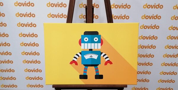 Obraz veselý robot