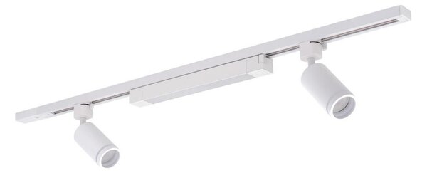 LED Bodové svítidlo v lišto. systému TRACER 2xGU10/10W/230V + LED/20W 1 m bílá