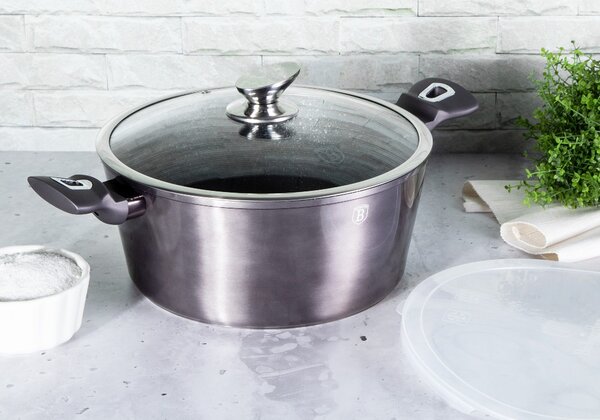 Sada nádobí s mramorovým povrchem 13 ks Carbon PRO Line