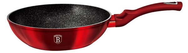 Pánev WOK s mramorovým povrchem 30 cm Burgundy Metallic Line