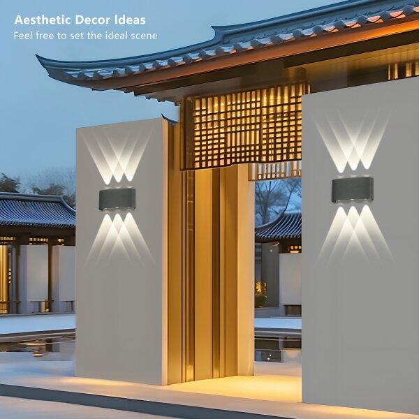 Brilagi - LED Venkovní nástěnné svítidlo FLAREBOX LED/6W/230V antracit IP65