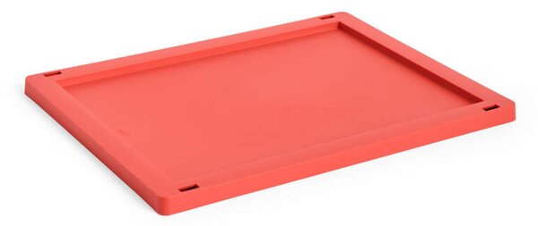 HAY Plastové víko Colour Crate Medium, red