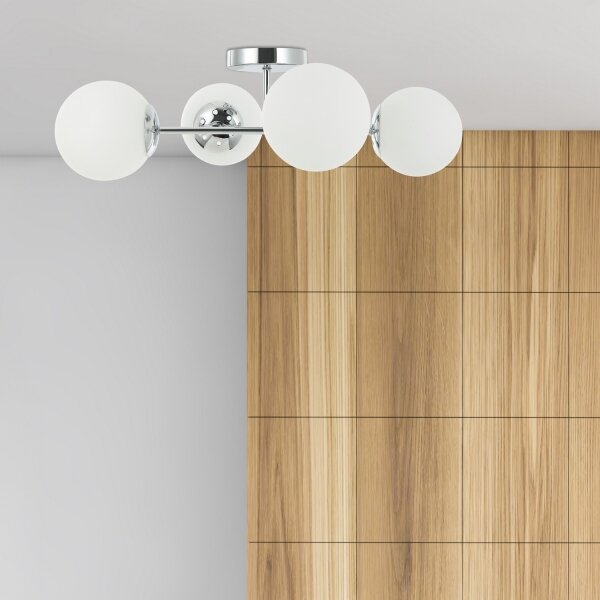 Přisazený lustr MADDIE 4xE14/5W/230V lesklý chrom