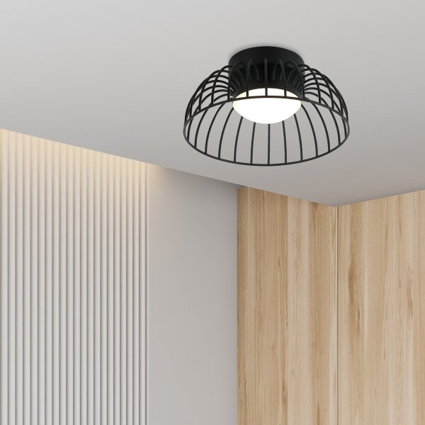 LED Stropní svítidlo BETSY LED/12W/230V pr. 25 cm černá