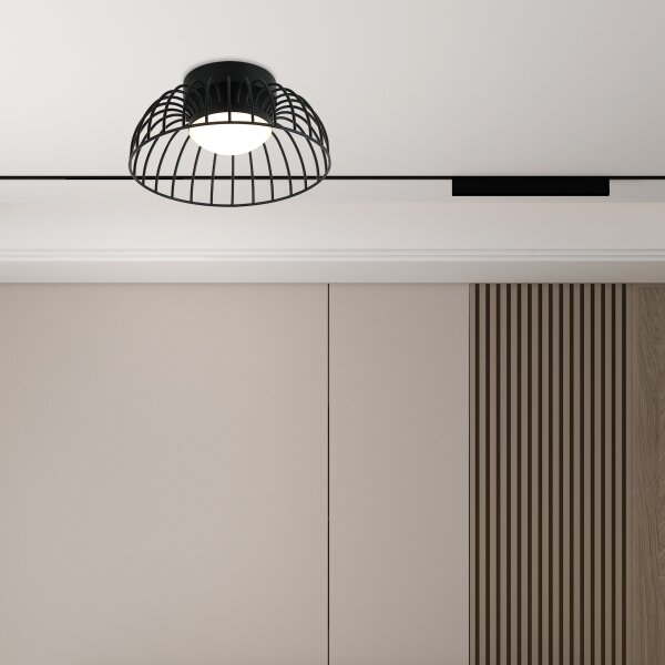 LED Stropní svítidlo BETSY LED/12W/230V pr. 25 cm černá
