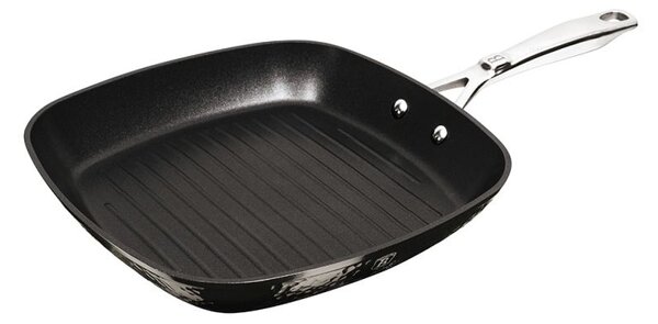 Pánev grilovací s titanovým povrchem 28 cm Shine Basalt Collection