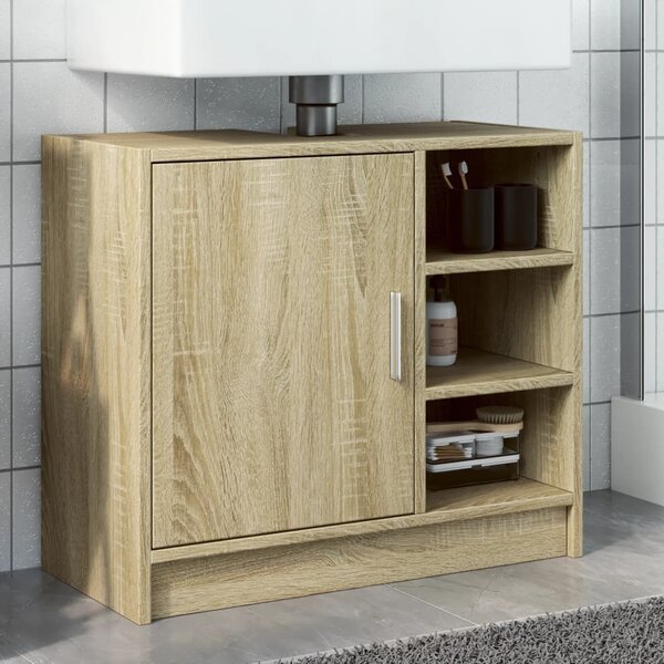 Skříňka pod umyvadlo dub sonoma 63x29x55 cm kompozitní dřevo
