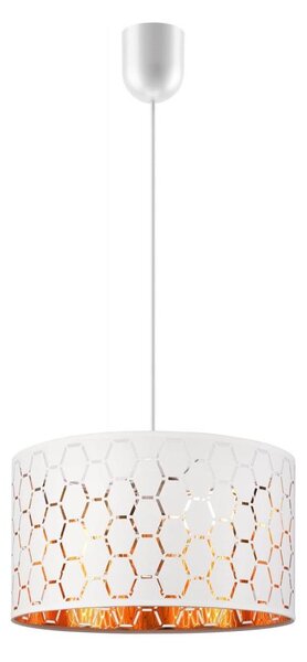 Lustr na lanku ULLE 1xE27/15W/230V bílá