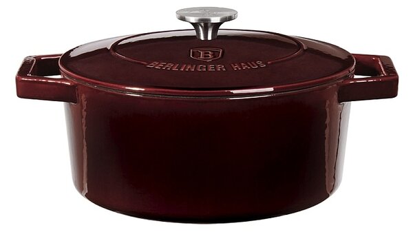 Pekáč litinový s poklicí 24 cm Burgundy Line