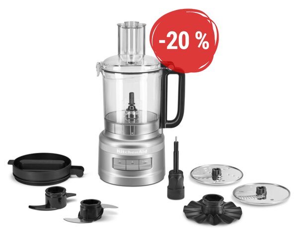 KitchenAid Food Processor 5KFP0921 - stříbrná (2,1 l)