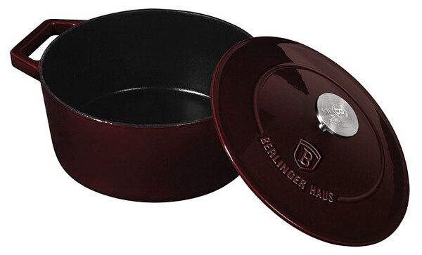 Pekáč litinový s poklicí 24 cm Burgundy Line