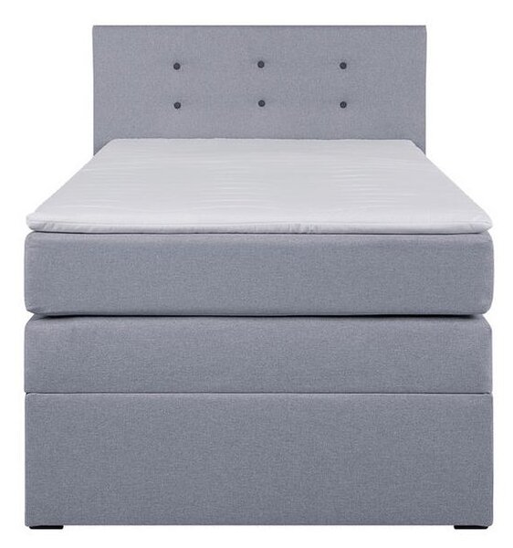 Boxspring postel 90x200cm, sivá