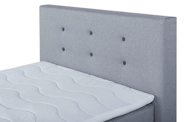 Boxspring postel 90x200cm, sivá