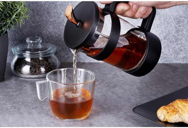Konvice na čaj a kávu French Press 600 ml Black Rose Collection
