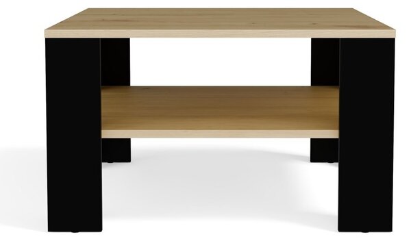 TP Living Konferenční stolek Lawa Square 68 cm dub artisan/černý
