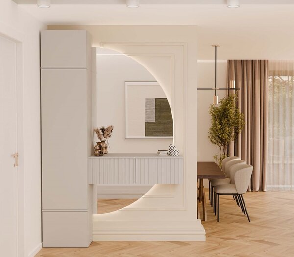 TP Living Předsíňová skříň Haga 50 cm kašmír