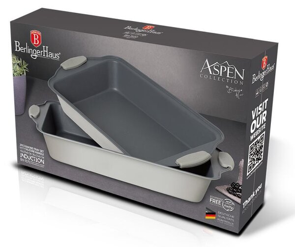 Pečící plech s titanovým nepřilnavým povrchem sada 2 ks Aspen Collection