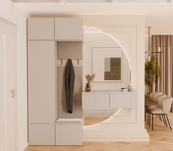 TP Living Předsíňová stěna Haga 100 cm kašmír