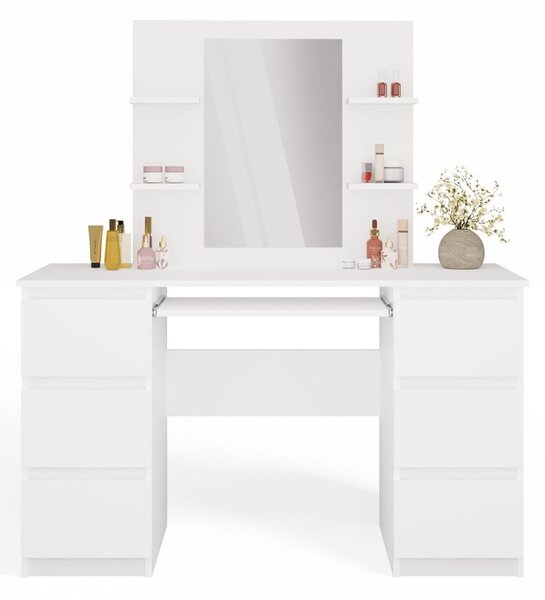 TP Living Toaletní stolek Marina Kuba 130 cm bílý