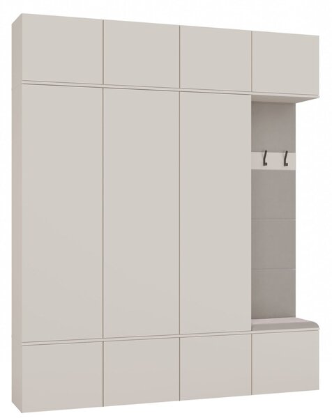 TP Living Předsíňová stěna Haga II 200 cm kašmír
