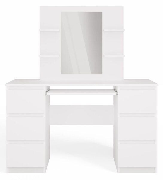 TP Living Toaletní stolek Marina Kuba 130 cm bílý