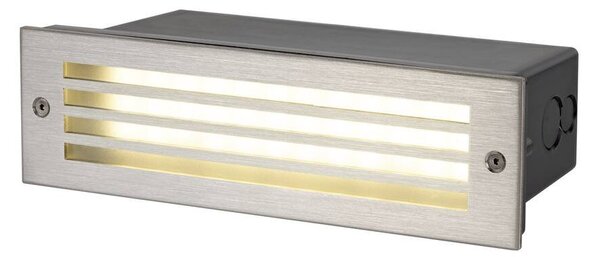 LA 1008481 Cihelná síť vestavné svítidlo, obdélníkové, 3000K, 5W, IP55, černá - BIG WHITE (SLV)
