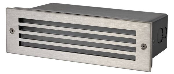 LA 1008481 Cihelná síť vestavné svítidlo, obdélníkové, 3000K, 5W, IP55, černá - BIG WHITE (SLV)