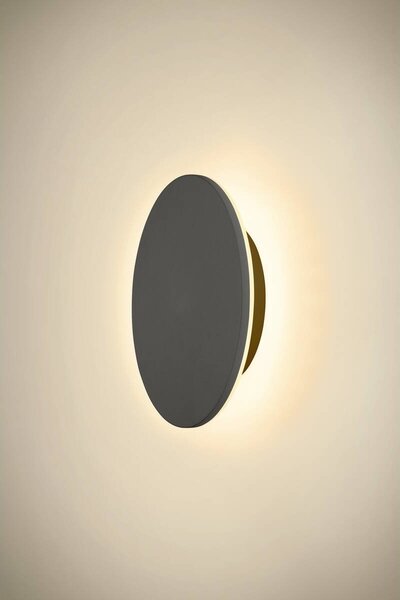 LA 1007913 D-RING M nástěnné svítidlo, fáze, 2700/3000K, fáze, IP65, černá - BIG WHITE (SLV)