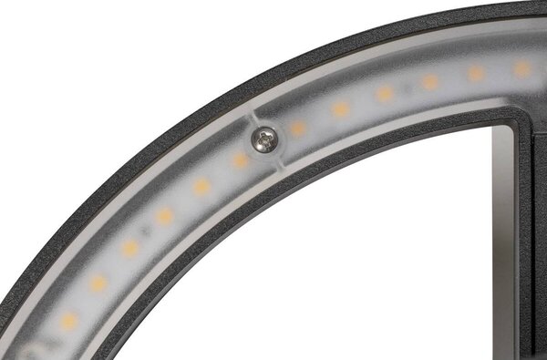 LA 1007918 Q-RING nástěnné svítidlo, 3000 K FÁZE, IP65, černá - BIG WHITE (SLV)