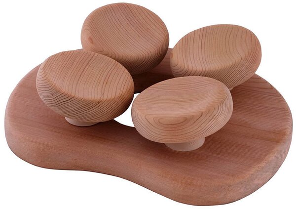 Sentiotec ergonomický podhlavník do sauny cedr