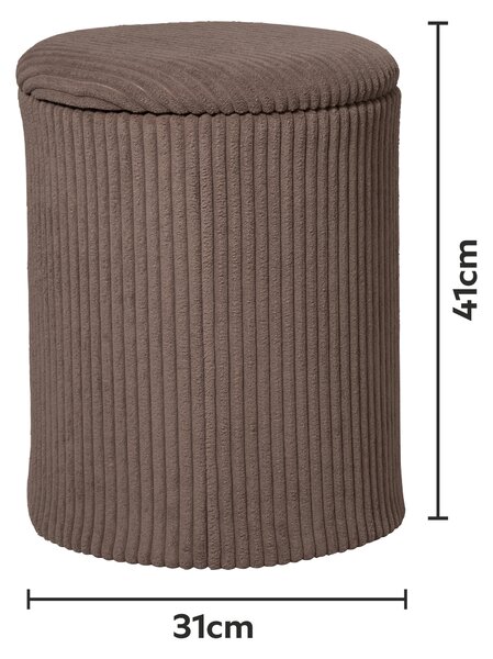 Livarno® Taburet s úložným prostorem (samet) (100408939002)