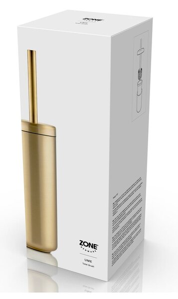 WC štětka z nerezové oceli v mosazné barvě Ume Brass – Zone