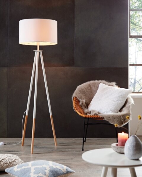 Eglo 49156 - Stojací lampa BIDFORD 1xE27/60W/230V