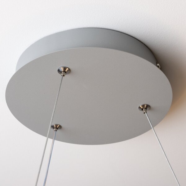 Brilagi - LED Stmívatelný lustr na lanku LED/40W/230V 3000-6500K šedá + DO