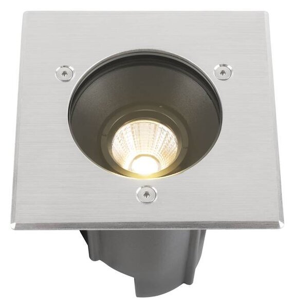 LA 1007811 DASAR® M svítidlo pro vestavbu do podlahy, hranatý kryt, 24°, 3000K, včetně driveru DALI ovladače, nerezová ocel - BIG WHITE (SLV)