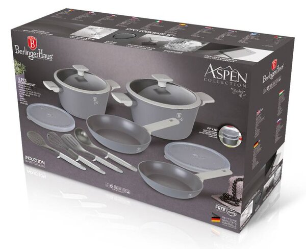 Sada nádobí s titanovým povrchem 12 ks Aspen Collection