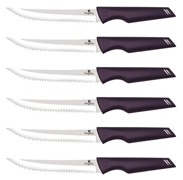 BERLINGERHAUS Sada steakových nožů 6 ks Purple Eclipse Collection BH-2789