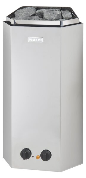 Narvi saunová kamna elektrická Minex 3kW chrom, Steel
