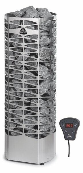 Narvi Saana 6,8kW saunová kamna elektrická, Steel